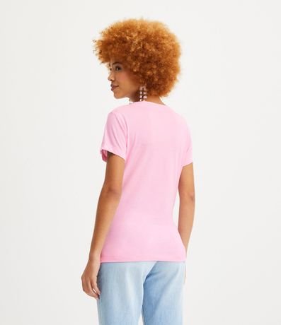 Blusa Básica en Algodón con Pequeño Bolsillo Frontal 3