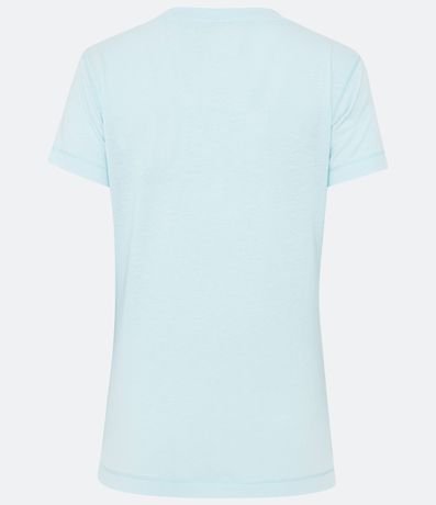 Blusa Básica en Algodón con Pequeño Bolsillo Delantero 7