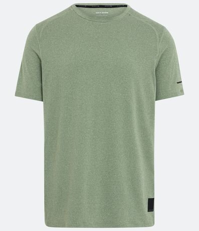 Remera Deportiva con Etiqueta en la Barra y Manga Corta 8