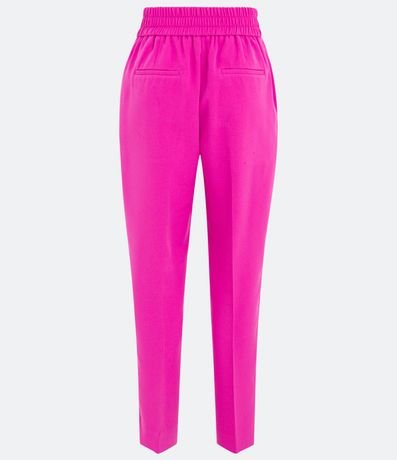 Pantalón Carrot Cintura Alta en Crepé con Cintura Cruzada y Solapa 7