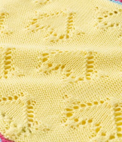 Blusa de Breteles Infantil en Ganchillo con Textura de Corazones - Talle 5 a 14 años 5