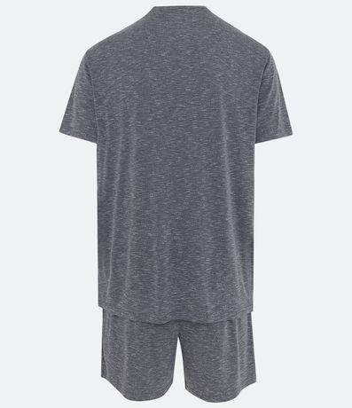 Pijama Corto en Malla Flamê con Efecto Mezcla 5