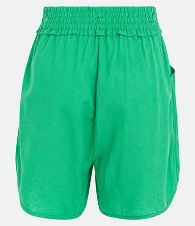 Short Runner Cintura Mediana en Viscolino con Lazo en la Cintura 2