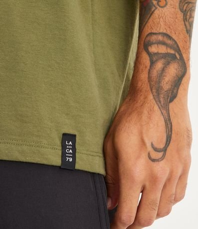 Musculosa en Algodón con Cuello Redondo y Tag en el Bajo 5