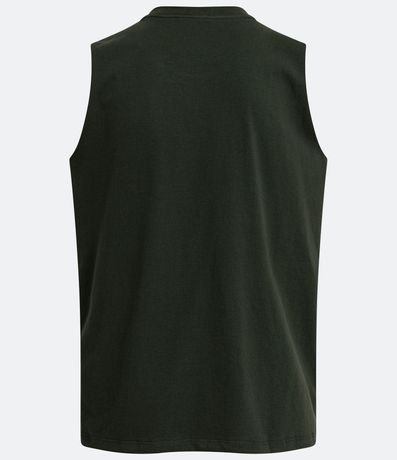Musculosa en Algodón con Cuello Redondo y Tag en el Bajo 8