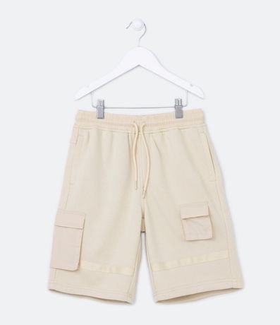 Bermuda Algodón Infantil con Bolsillos Cargos - 5 a 14 años 1