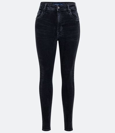 Pantalón Skinny Cintura Alta en Jeans con Bolsillos 5