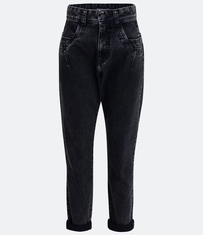 Pantalón Mom Jeans con Bolsillo Diferenciado y Detalle de Costuras 5