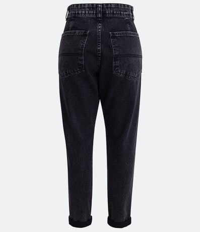 Pantalón Mom Jeans con Bolsillo Diferenciado y Detalle de Costuras 6