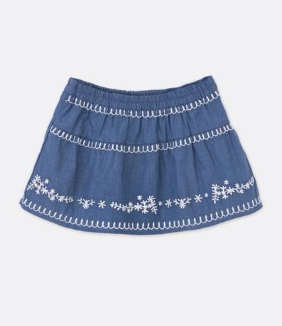 Conjunto Infantil en Lino con Bordados y Volados - Talle 1 a 5 años 3