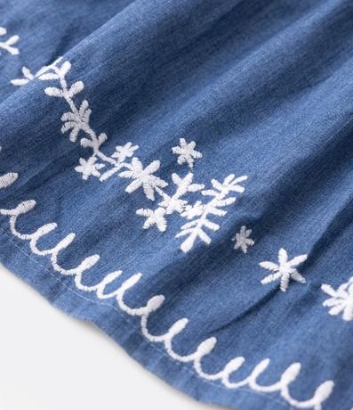 Conjunto Infantil en Lino con Bordados y Volados - Talle 1 a 5 años 6