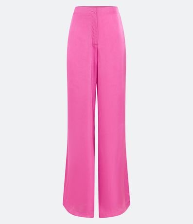 Pantalón Pantalona con Textura Satinada 5