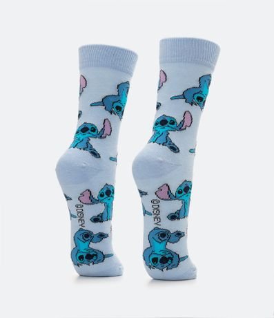 Media Caña Larga en Algodón con Estampado Stitch 3