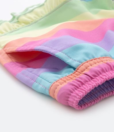 Short Infantil con Estampa de Colores y Volados en el Bajo - Talle 1 a 5 años 3