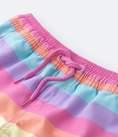 Short Infantil con Estampa de Colores y Volados en el Bajo - Talle 1 a 5 años 5