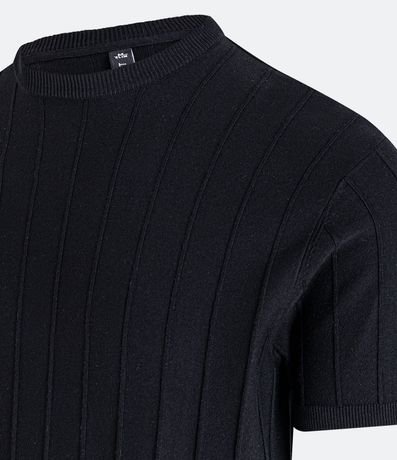 Remera Manga Corta en Viscosa Texturizada 7