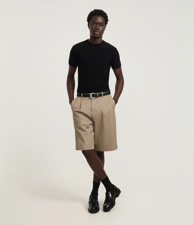 Remera Manga Corta en Viscosa Texturizada