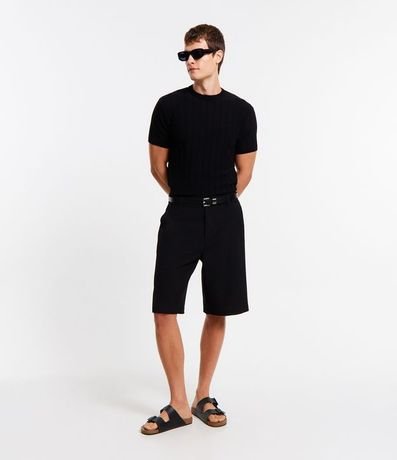 Remera Manga Corta en Viscosa Texturizada 2