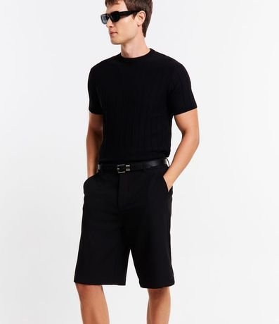 Remera Manga Corta en Viscosa Texturizada 3