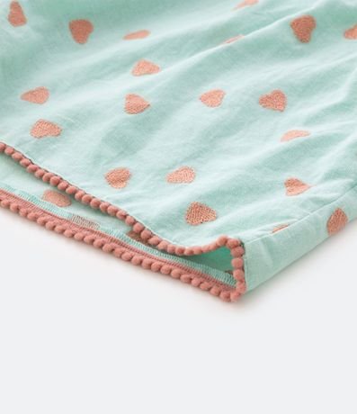 Short Clochard Infantil con Bordado de Corazoncitos - Talle 5 a 14 años 4