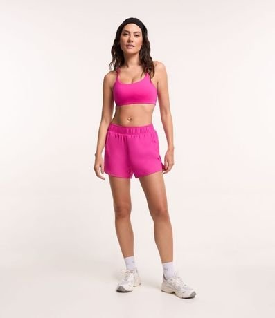 Short Runner Deportivo con Cintura Elástica y Bolsillo Interior