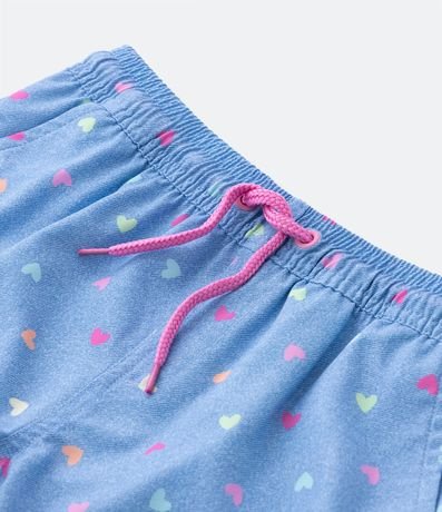 Short Infantil con Volados y Estampa de Corazoncitos - Talle 1 a 5 años 4