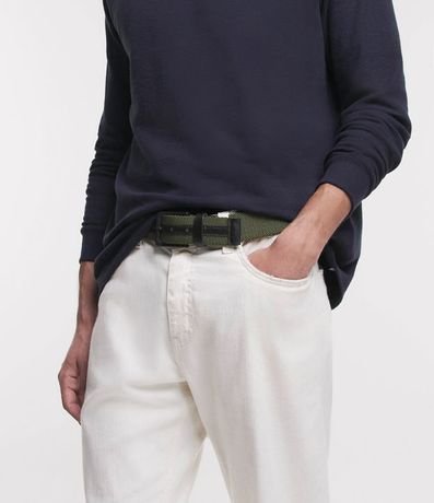 Cinturón Elástico con Hebilla Cuadrada 3