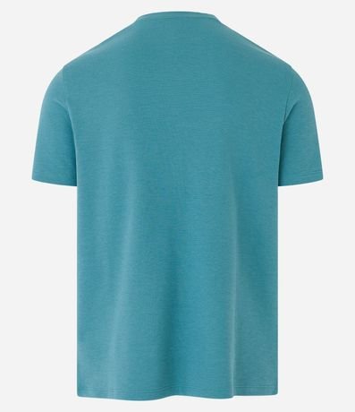 Remera Slim en Algodón con Textura Acanalada 9