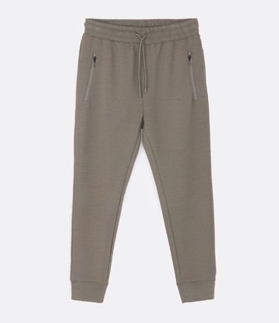 Pantalón Jogger Deportivo con Cremallera en el Bolsillo y Bajo Ajustado 5