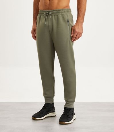 Pantalón Jogger Deportivo con Cremallera en el Bolsillo y Bajo Ajustado 2