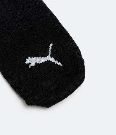 Kit 03 Pares de Medias Caña Corta Infantil Estampado Puma - Talle 25 al 34 4