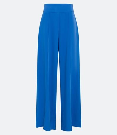 Pantalón Pantalona en Crepé con Friso Delantero 5