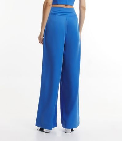 Pantalón Pantalona en Crepé con Friso Delantero 3