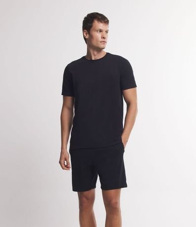 Bermuda de Pijama en Algodón con Cintura Elástica 1