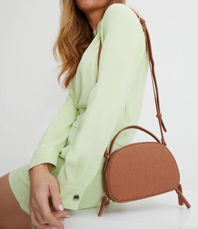 Bolso Redondo Transversal con Cierre por Cremallera 1