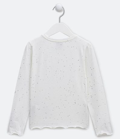 Blusa Infantil en Cotton con Purpurina y Corazones - Talle 5 a 14 años 2