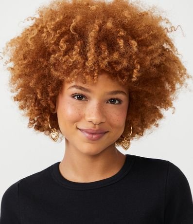 Blusa en Rib Acanalada con Manga Corta 4