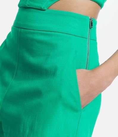 Short en Bengaline con Cremallera Tratorado en la Lateral 4