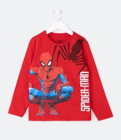 Remera Infantil Estampado Spider-Man - Talle 3 a 10 años 1