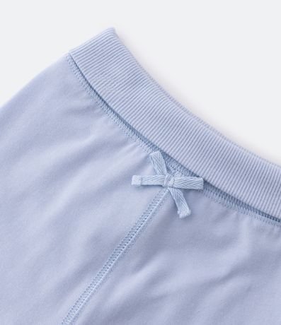 Pantalones Infantiles con Cintura Doblada y Lazo Aplicado - Talle RN a 18 meses 3