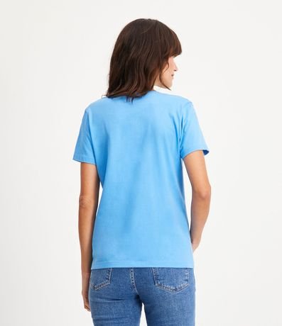 Blusa Básica en Algodón con Escote V 3