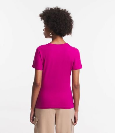 Blusa Básica en Algodón con Escote V 6