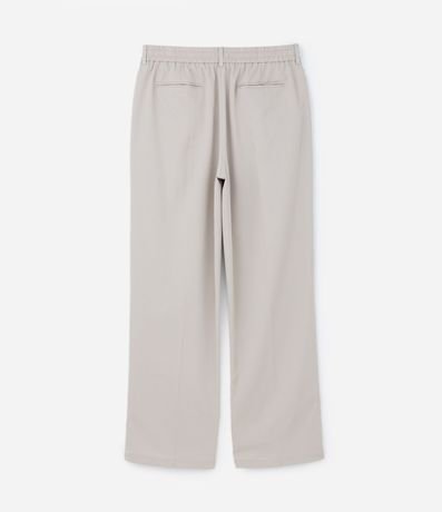 Pantalón Wide Leg con Bolsillos y Pliegues Dobles 2