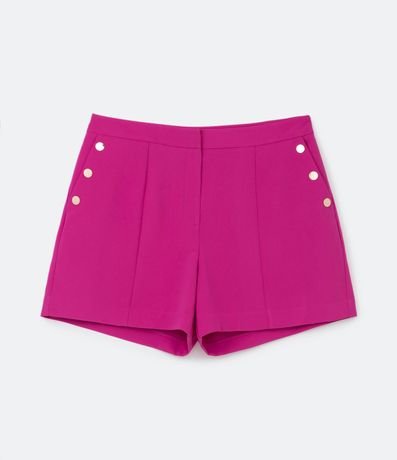 Bermuda en Crepé con Botones en los Bolsillos Curve & Plus Size 5