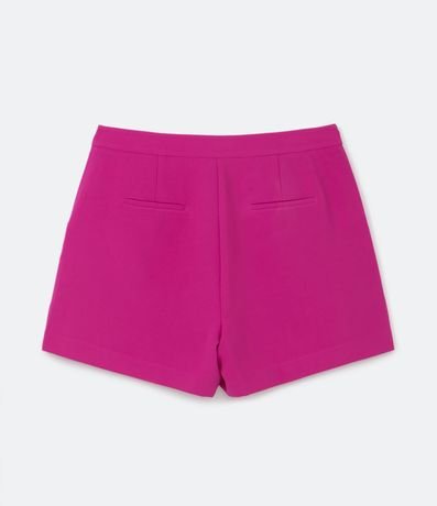 Bermuda en Crepé con Botones en los Bolsillos Curve & Plus Size 6