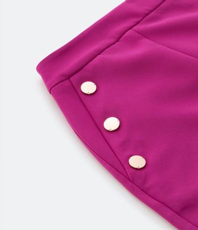 Bermuda en Crepé con Botones en los Bolsillos Curve & Plus Size 7