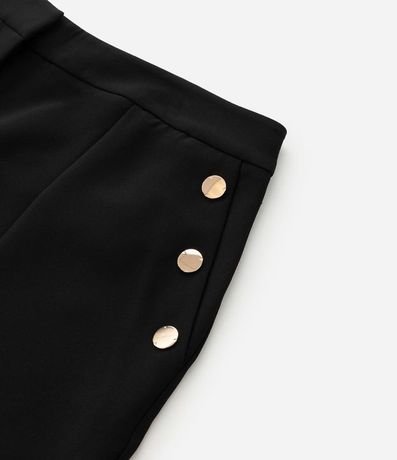 Bermuda en Crepé con Botones en los Bolsillos Curve & Plus Size 10