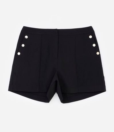 Bermuda en Crepé con Botones en los Bolsillos Curve & Plus Size 6