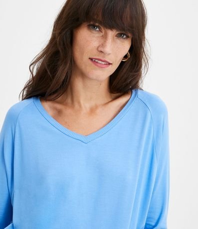 Blusa Básica en Viscosa sin Sisa con Manga 3/4 4
