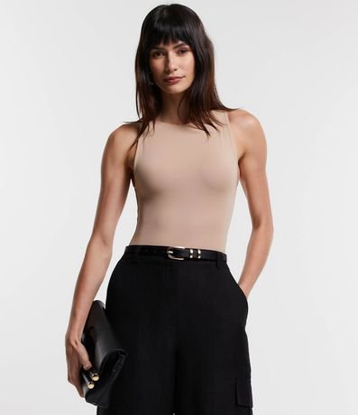 Body Básico en Poliamida con Cuello Halter 2